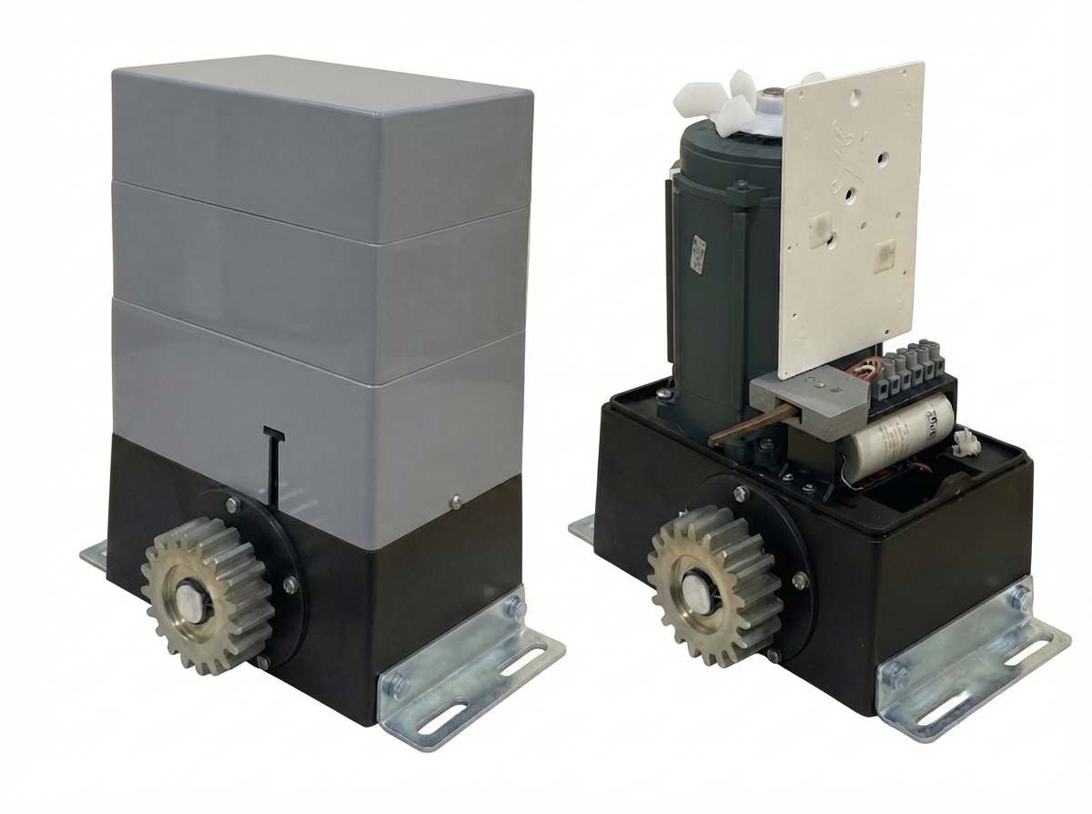 VT-Matic GForce AC2000 heavy-duty automatic sliding gate motor with rack and pinion drive