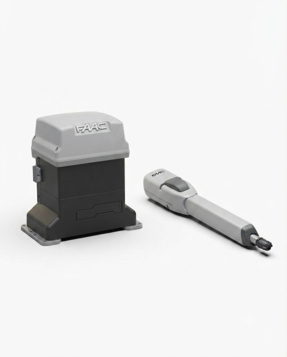 FAAC automatic gate operator for sliding and swing gate automation