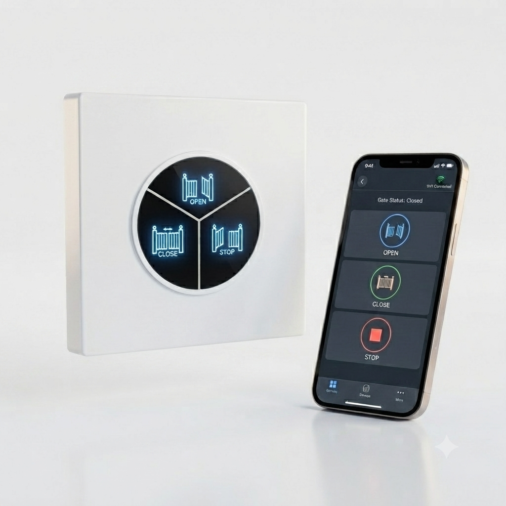 VTS WiFi autogate smart push button controller for mobile app access