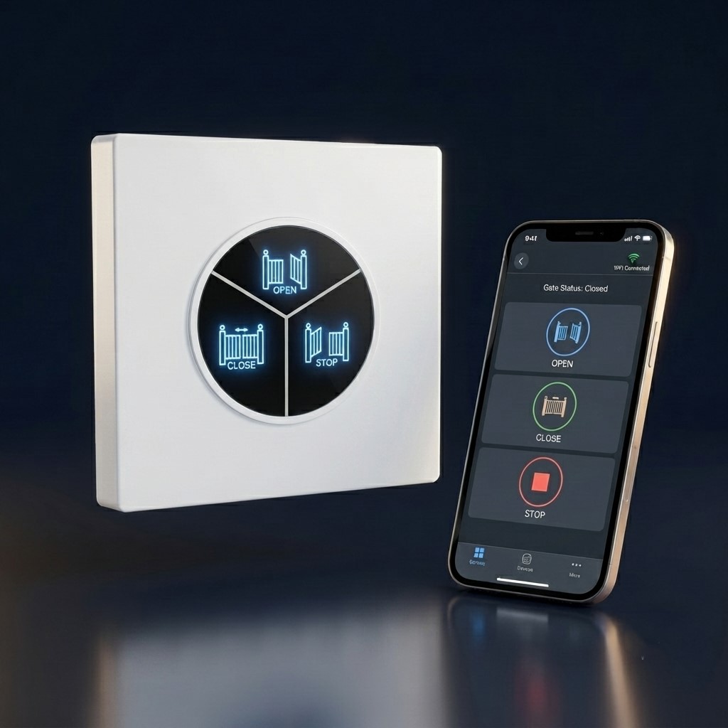 VTS WiFi autogate smart push button controller for mobile app access